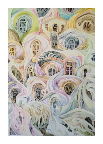 Ventanas by Juan González-Gallego Espinosa, 회화 for Sale on Singulart