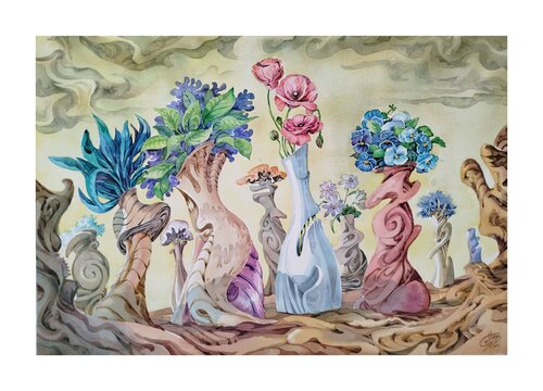 Gran bodegón con flores by Juan González-Gallego Espinosa, 絵画 for Sale on Singulart