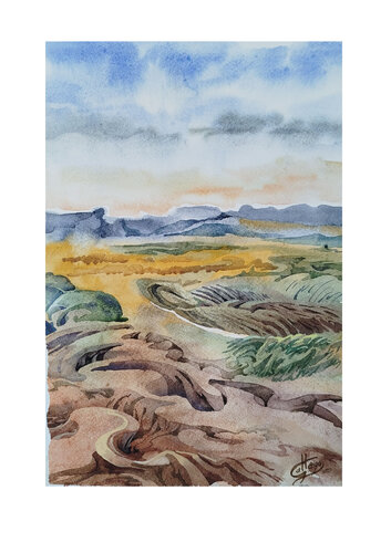 Paisaje llano di Juan González-Gallego Espinosa, Pittura in vendita su Singulart