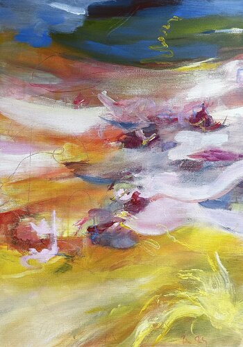 Transformation: Breaking to Light by Beáta Bősze, 회화 for Sale on Singulart
