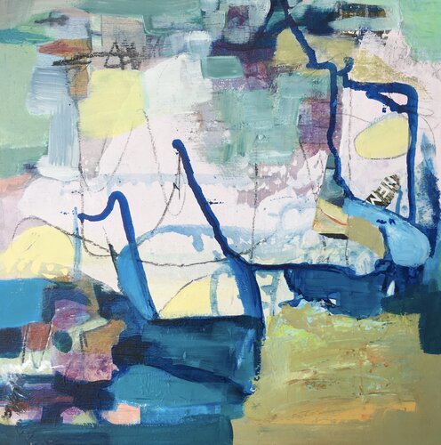 Throw It In! de Beáta Bősze, Pintura a la venta en Singulart