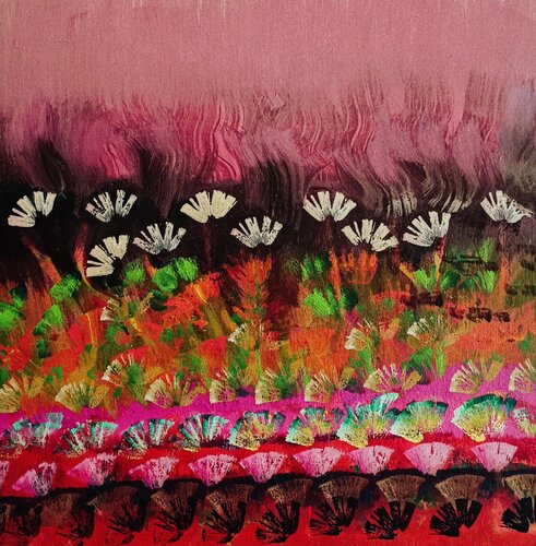 garden rhythms de Chris Fraser (Gerald Mahood), Pintura a la venta en Singulart
