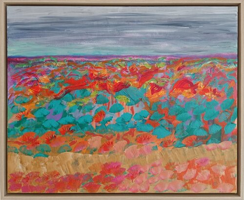 sunburst savannah by Chris Fraser (Gerald Mahood), Painting for Sale on Singulart