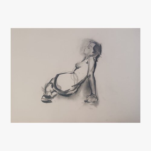Nude van Adrià Cabiscol, Werk op papier te koop op Singulart