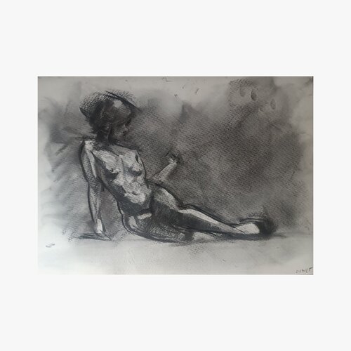 Nude #2 par Adrià Cabiscol, Dessin en vente sur Singulart