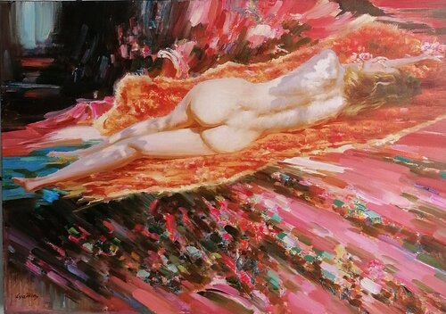 "Model" by Yuriy Lyamin, 회화 for Sale on Singulart