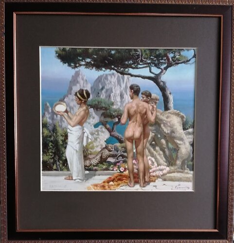 "Freunde, Friends" by Yuriy Lyamin, 회화 for Sale on Singulart