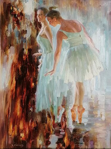 "Before the performance" de Yuriy Lyamin, Pintura a la venta en Singulart