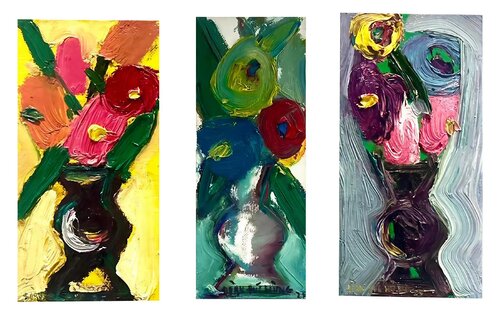 Three Star Gods van Đức Hùng Đoàn, Schilderij te koop op Singulart