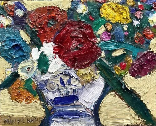 Ancient Pottery by Đức Hùng Đoàn, Painting for Sale on Singulart