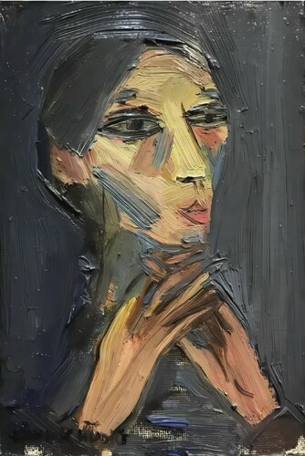 Praying von Đoàn Đức Hùng, Malerei kaufen auf Singulart