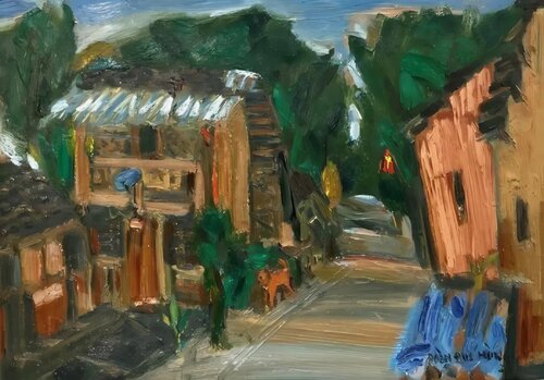 Village by Đức Hùng Đoàn, Painting for Sale on Singulart