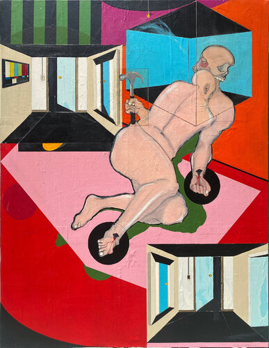 El Cuadvado par Samuel Iztueta, Peinture en vente sur Singulart