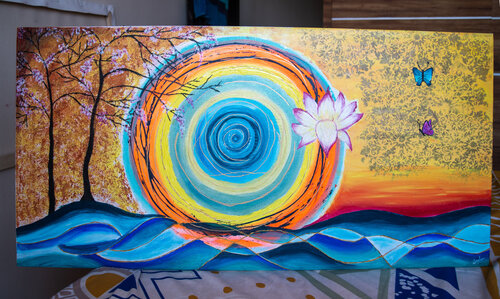 Nature 1 by Smiitaa Chatterjee, 회화 for Sale on Singulart