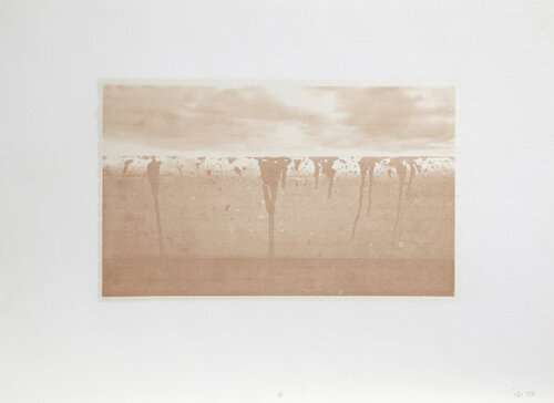 Aguas Baldias (White) by Manuel Piña, 인쇄 for Sale on Singulart