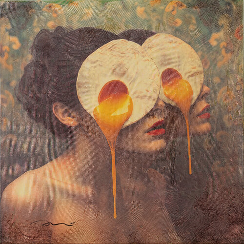 1708 FILTRANT LA VIDA  (Filtering Life) di ENRIC AROMI-MASRIERA, Pittura in vendita su Singulart