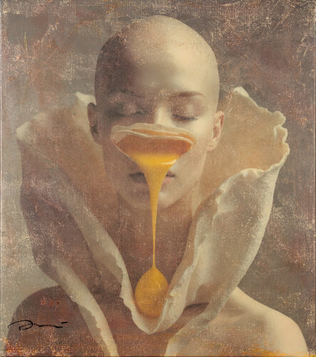 1713 L'EMBOLCALL  (The Wrapping) de ENRIC AROMI-MASRIERA, Pintura a la venta en Singulart