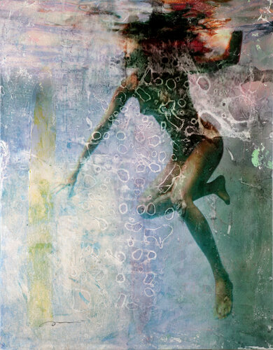 819 BANY DE INTIMITAT SUBMERGIDA (Submerged privacy Bath) de ENRIC AROMI-MASRIERA, Pintura a la venta en Singulart