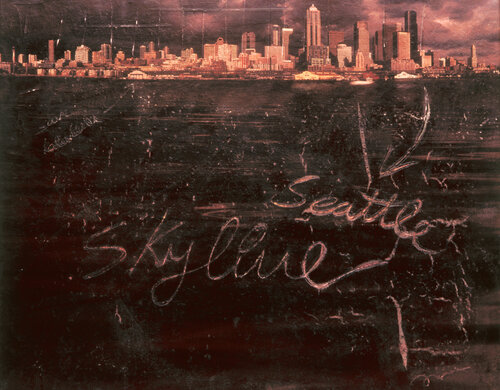 096 SEATTLE SKYLINE de ENRIC AROMI-MASRIERA, Pintura a la venta en Singulart
