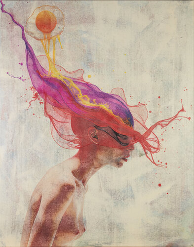 1793 THE  FLYING EGG #1 von ENRIC AROMI-MASRIERA, Malerei kaufen auf Singulart