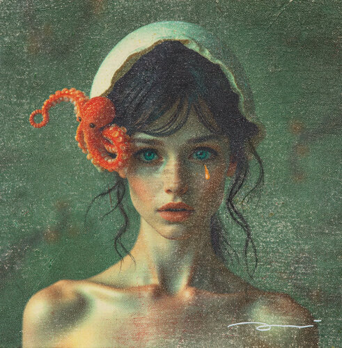 1876 COCOON #2 van ENRIC AROMI-MASRIERA, Schilderij te koop op Singulart