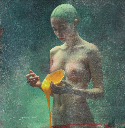 1885 THROWING ENERGY von ENRIC AROMI-MASRIERA, Malerei kaufen auf Singulart