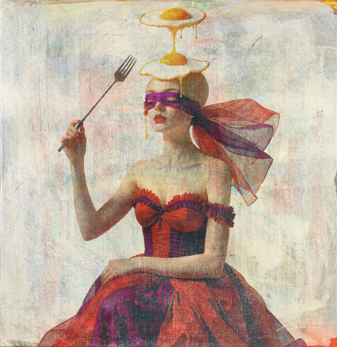 1824 COOKING EGGS by ENRIC AROMI-MASRIERA, Painting for Sale on Singulart