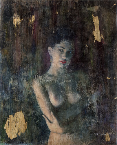 992 ABRAZO DE CRISTINA par ENRIC AROMI-MASRIERA, Peinture en vente sur Singulart