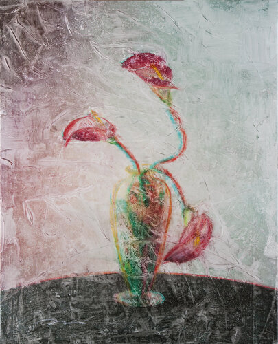 LILIUM ON THE TABLE par ENRIC AROMI-MASRIERA, Peinture en vente sur Singulart