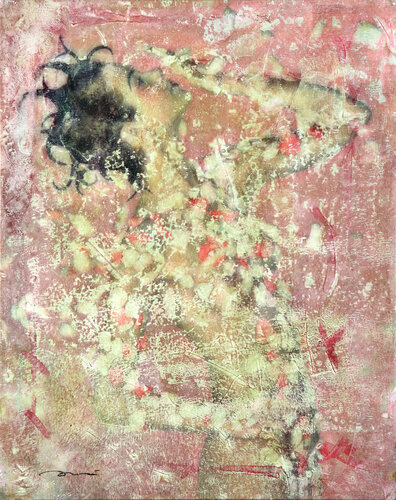 507 Subtle snort #1 (ROSES RAIN #386) by ENRIC AROMI-MASRIERA, 油畫 for Sale on Singulart