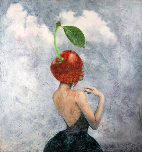 CHERRYHEAD by ENRIC AROMI-MASRIERA, Painting for Sale on Singulart