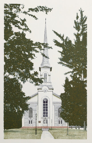 Church by Alan Torey, 인쇄 for Sale on Singulart