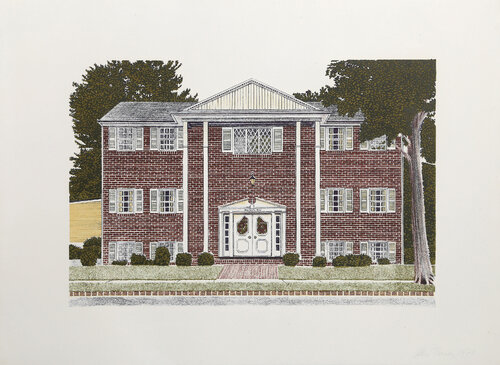 Red Brick Home de Alan Torey, Impresión a la venta en Singulart