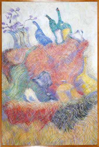Bodegon 5 by Juan Gomez Quiroz, 회화 for Sale on Singulart