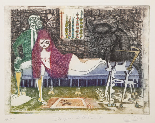 Despues de la Corrida by Guillermo Silva Santamaria, 인쇄 for Sale on Singulart