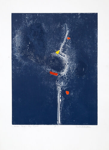 Haiku - Pond Frog Egret by Ruth Eckstein, 인쇄 for Sale on Singulart