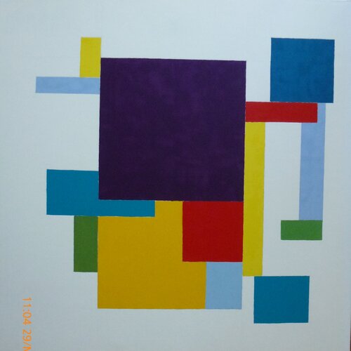 Construction dans l'Espace by Pilar Angeloglou, 絵画 for Sale on Singulart
