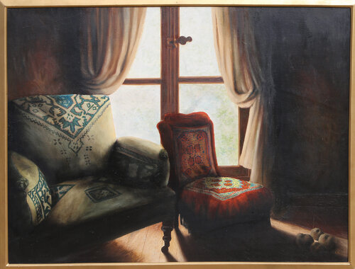 La Fauteil par Patrick Le Flohic, Peinture en vente sur Singulart