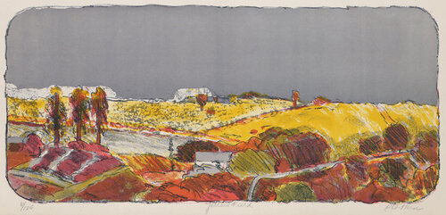 Yellow Field by Linda Plotkin, 인쇄 for Sale on Singulart