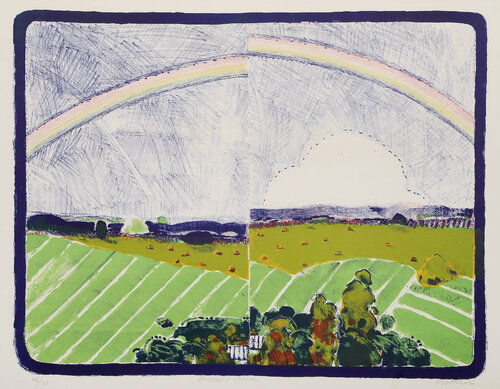 Rainbow Cloud by Linda Plotkin, 인쇄 for Sale on Singulart