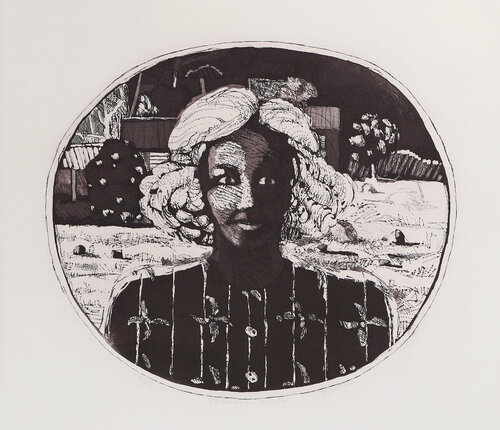Farmers Wife by Linda Plotkin, 인쇄 for Sale on Singulart