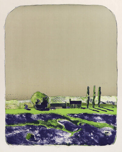 Poplars II by Linda Plotkin, 인쇄 for Sale on Singulart