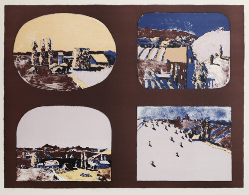 Shapes of Landscape by Linda Plotkin, 인쇄 for Sale on Singulart