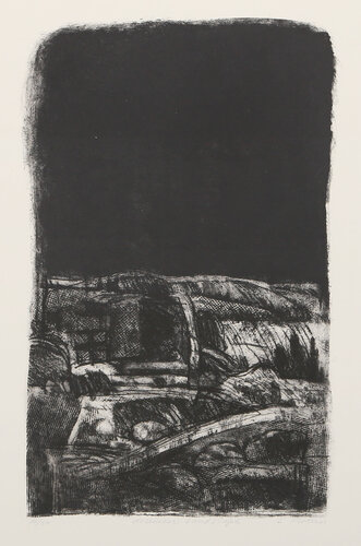 December Landscape by Linda Plotkin, 인쇄 for Sale on Singulart