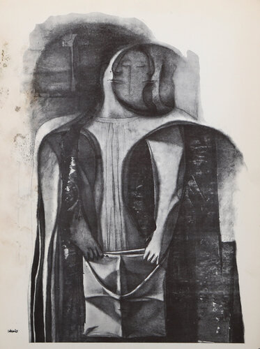 Transcendent Mary V by Morris Broderson, 인쇄 for Sale on Singulart