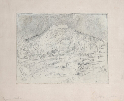 Southern Landscape by Eugen von Kahler, 종이 for Sale on Singulart