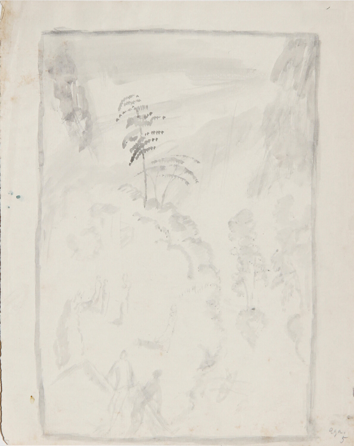Mountain Landscape Eugen von Kahler