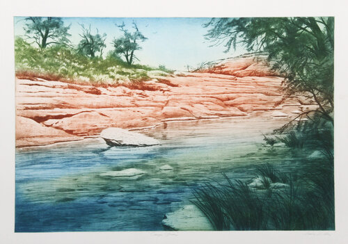 Canyon Stream by Harvey Kidder, 인쇄 for Sale on Singulart