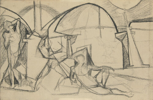 Figure Study (35) van John F. Leonard, Schilderij te koop op Singulart