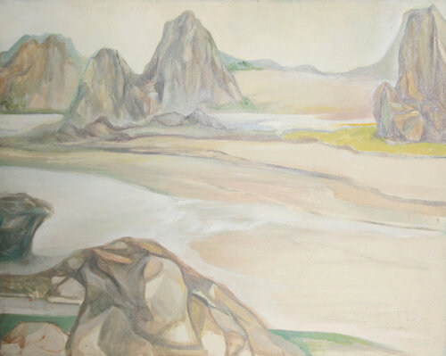 Sea Cliffs (54) par John F. Leonard, Peinture en vente sur Singulart